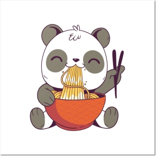 Ramen Panda Posters and Art